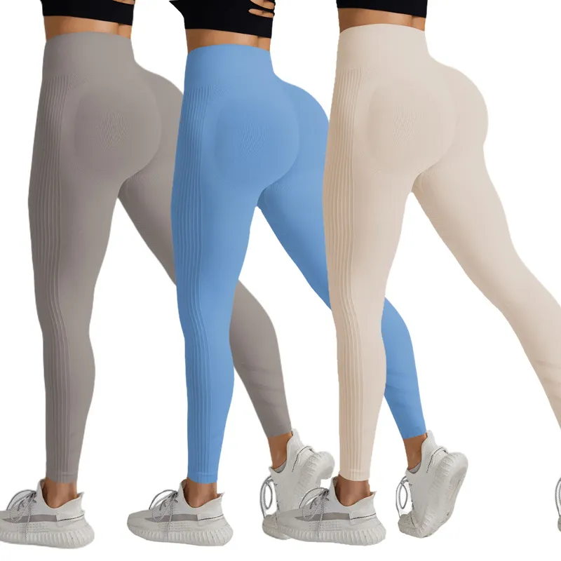 Seamless High Waist Gym Workout Tights XL Sexy Sport Woman Booty Scrunch Yoga Pants Fitness Leggings Plus Size Yoga Shorts