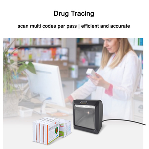 Large <strong>Scan</strong> Range Rugged 2D Barcode Reader USB Screen QR <strong>Code</strong> Barcode Reading Device Barcode Scanner for Mobile Payment - Product Image 4