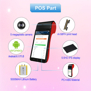 AIXW 5.5インチタッチスクリーンPOSターミナルAndroid 8.1レシートプリンターハンドヘルドポイントオブセールマシンAndroid 11バージョン在庫あり - Product Image 6