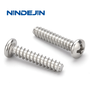 Stainless Steel <strong>M1</strong>.4 <strong>M1</strong>.6 <strong>M1</strong>.<strong>7</strong> M2 M2.2 M2.3 M2.5 M3 M4 M5 Round Head Cross Recessed Self Tapping <strong>Screw</strong> for Plastic - Product Image 6