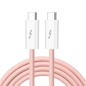 สายดาต้า USB4.0ครบวงจร240W Thunder 4 3 USB4 3.2 3.1 3.0 2.0ไนล่อนถักทอ48V USB ความเร็วสูง1.8m สายดาต้า - Product Image 1