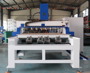 4 eje de 1325 4 * 8Ft Router CNC de madera de Rotary de enrutador de madera de la máquina CNC Router 1325, 1530, 2030 de la máquina - Product Image 5
