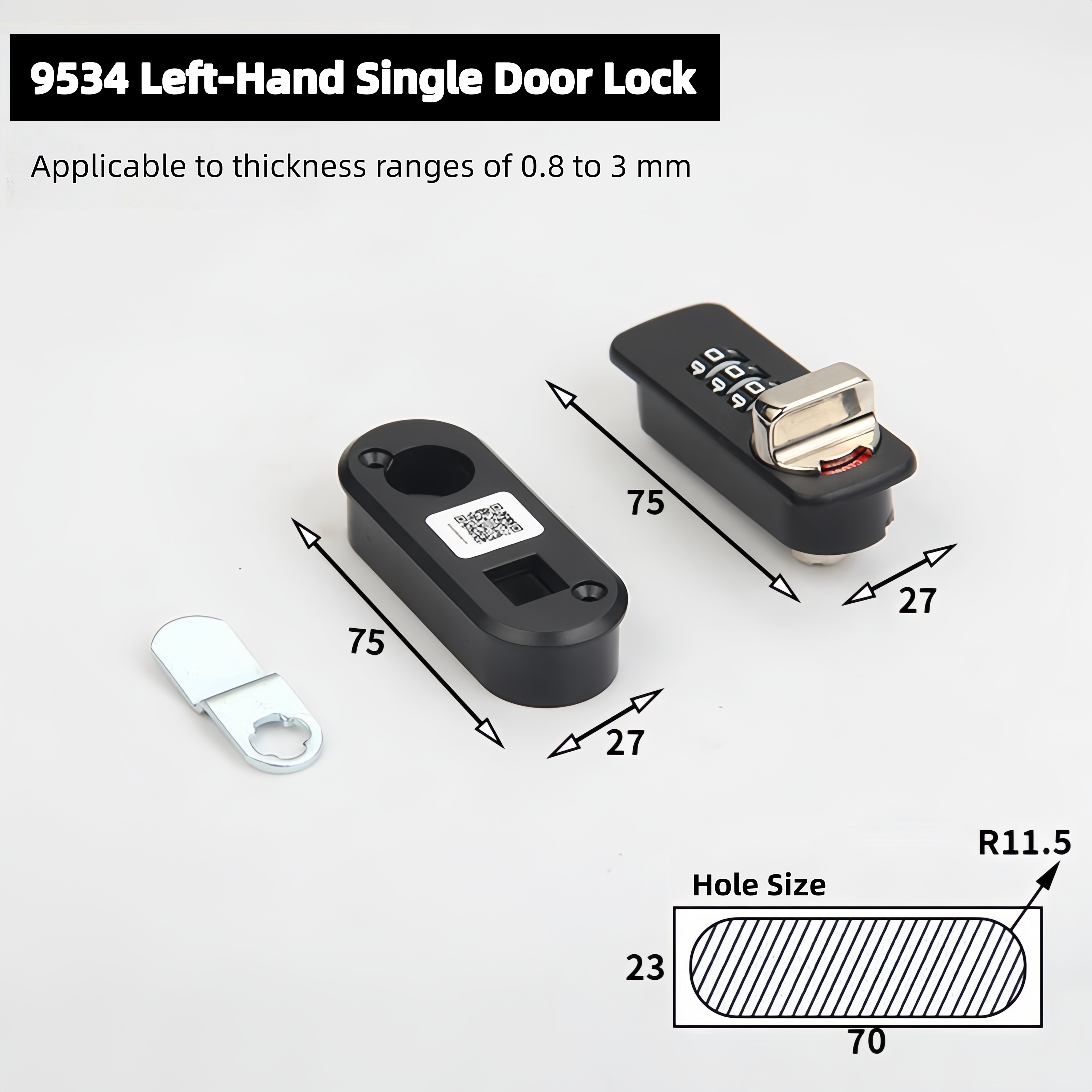 LH Single Door Lock