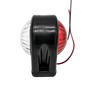פנס צד נגרר למשאית <span class=keywords><strong>12</strong></span> <span class=keywords><strong>LED</strong></span> מסגרת פלסטיק לסירה 10-30v 12v <span class=keywords><strong>24v</strong></span> פנים כפולות 12led פנס צד נגרר משאית סמן צד