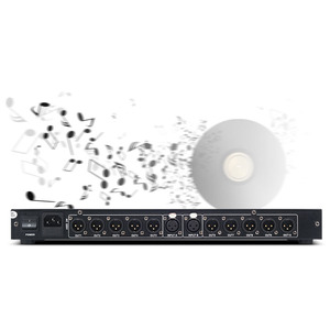 <strong>2</strong> <strong>input</strong> 10 <strong>output</strong> XLR Audio <strong>splitter</strong> for Stage performance wedding meeting