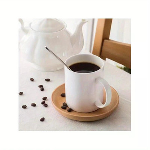 DB 11ออนซ์ถ้วยกาแฟเซรามิกสีขาวถ้วยฉนวนสำหรับเดินทางพร้อมกำปั้นสีรุ้งและดีไซน์ความรักชุดถ้วยอาหารเช้าสไตล์เรียบง่าย - Product Image 5