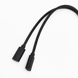 สายต่อ2.0 USB 2 in 1, สาย USB C ตัวเมียเป็นขั้วต่อคู่ตัวผู้สายชาร์จ am/cf วันที่ - Product Image 3