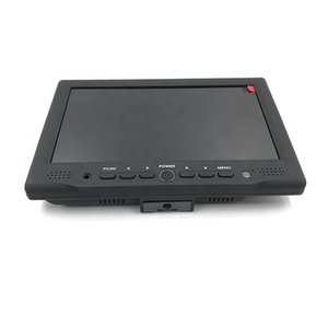 Monitor pequeño Universal para ordenador, de 7 pulgadas TFT-LCD pantalla HD, entrada de Audio y vídeo AV/HD MI/VGA para cámara de coche de 12V, reproductor de DVD STB