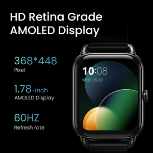 Haylou LS11 RS4 artı Smartwatch 1.78 ''AMOLED ekran BT5.1 IP68 su geçirmez güneş enerjisi Android işletilen kamera küresel sürüm - Product Image 2