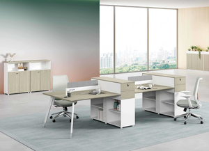 Prima 2025 <strong>Customized</strong> Modern <strong>Computer</strong> Position Partition Desk Manufacture Staff Work Desk Modular Grid Desk - Product Image 6