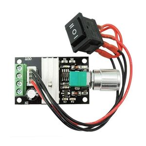 PWM DC motor gobernador 6V12V24V28V 3A interruptor de control de velocidad ajustable DC 1203BK controlador de velocidad del motor con interruptor - Product Image 2