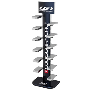 Nhà Máy Custom made kim loại Giày hiển thị đứng hàng tăng gấp đôi kim loại Giày Rack hiển thị cho các cửa hàng bán lẻ - Product Image 4