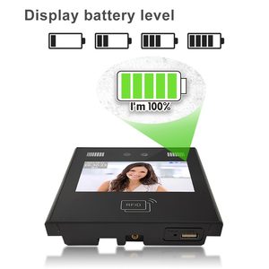 Biometrische Zugriffs kontrolle Zeiter fassung maschine Eingebetteter Webserver Cloud Wifi TCP IP Eingebauter Akku zur Gesichts erkennung - Product Image 3