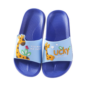 Miễn phí mẫu mới nhà Dép Mùa Hè phim hoạt hình dép nữ hươu cao cổ trẻ em Flip-flops trong nhà tắm em bé dép - Product Image 4