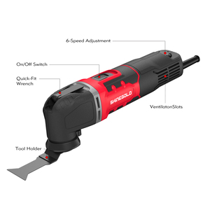 350W Electric <strong>Multi</strong> Function <strong>Tool</strong> for Cutting Wood <strong>Oscillating</strong> <strong>Tools</strong> - Product Image 4