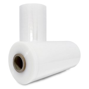 工厂制造定制厚度透明PE聚乙烯卷LLDPE热缩膜包装膜 - Product Image 1