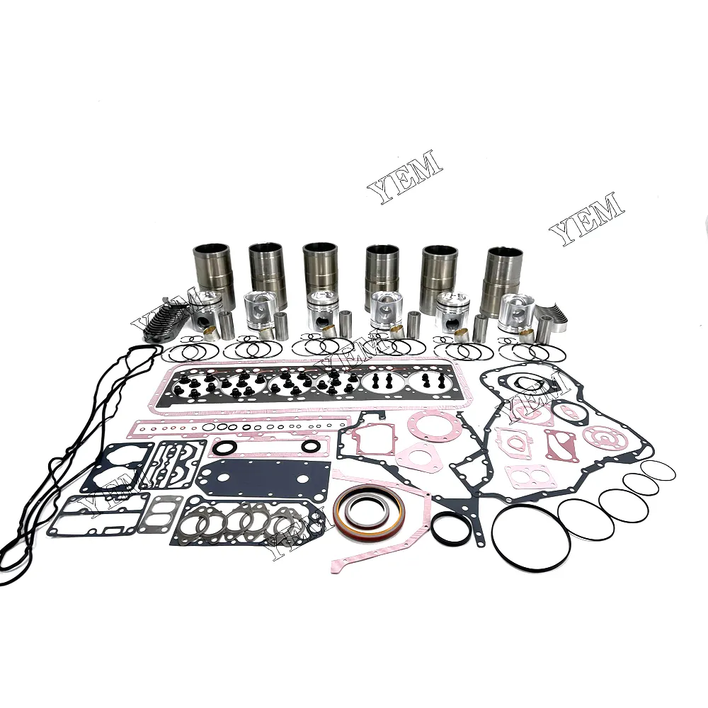 ISC-315 PC300-8 QSC8.3 Overhaul Rebuild Kit With Gasket Set Bearing For Cummins Engine Part