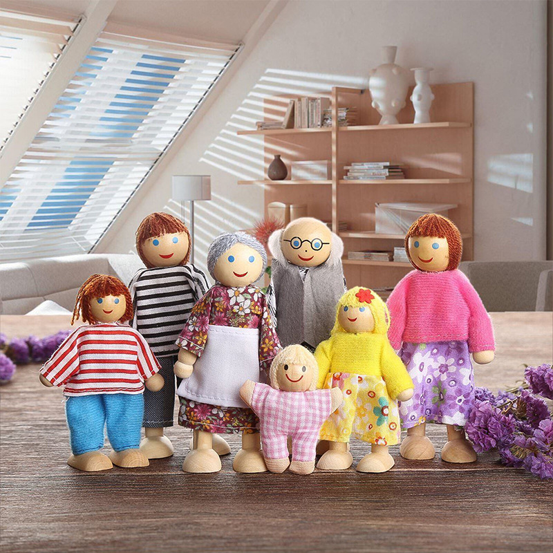 Vêtements de famille roses 7 pcs
