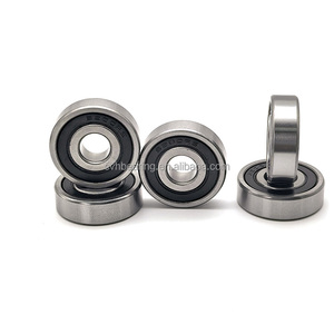 Cuscinetti sigillati in gomma nera 6200RS 10x30x9mm ad alta velocità cuscinetto a sfera profondo del motore 6200-2RS cuscinetti 6200 2RZ - Product Image 1