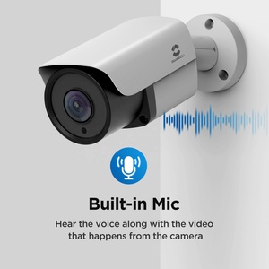 IPC-HFW2841T-AS IP67 Outdoor Alarm Audio Built-in Mic AI Vehicle Human Detection 80m IR Da Hua PoE <strong>IP</strong> <strong>Camera</strong> 4K 8MP - Product Image 3