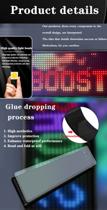 Poster digitale LED schermo morbido impermeabile con controllo APP per l'istruzione Display pubblicitario facile da programmare per l'arredamento del veicolo - Product Image 5
