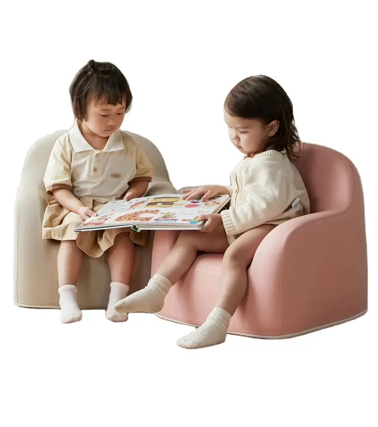 Niños silla niño sofá bebé Silla de cuero lindo dibujos animados perezosos sofás asiento casual bebé sofá lindo dibujos animados niños lectura sillas PUF