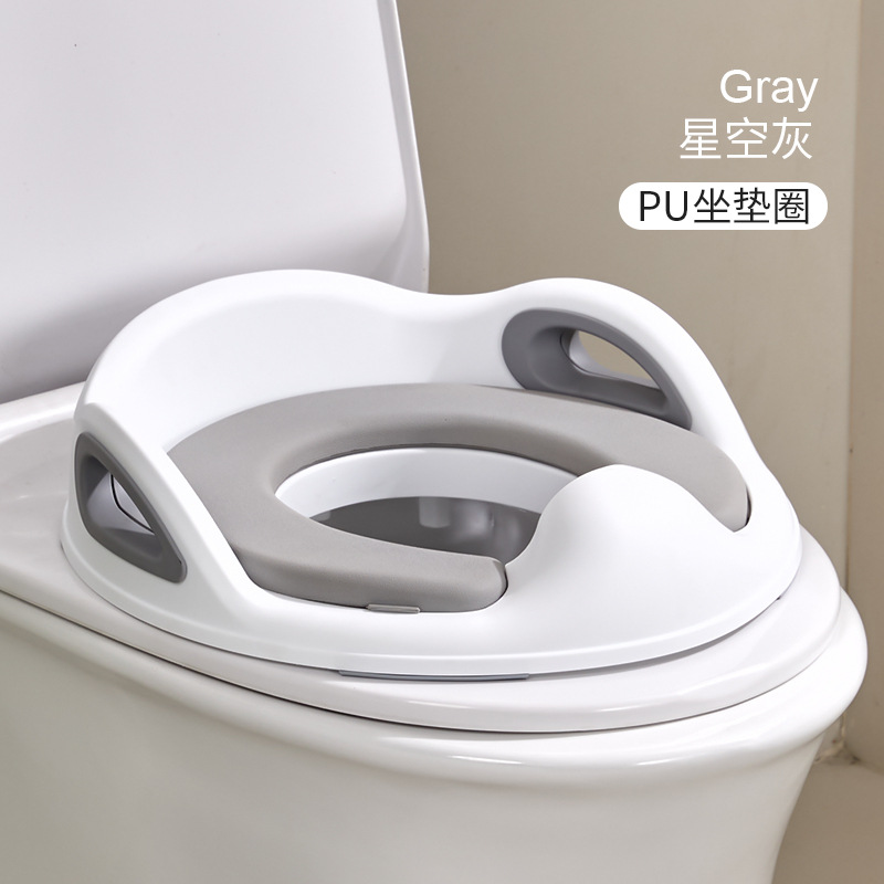Abattant WC simple - Coussin PU Gris Étoilé