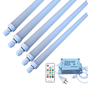 <strong>RGB</strong> <strong>Led</strong> Tube Light RGBW Colorful 1M T8 Tube Light Video Remote Controller With Adapter 5pcs/ Set - Product Image 5