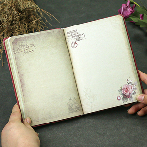 Elegante A5 estilo retro chino diseño floral cuadernos Vintage floral diario Memo escritura diarios impresos para uso personal - Product Image 1