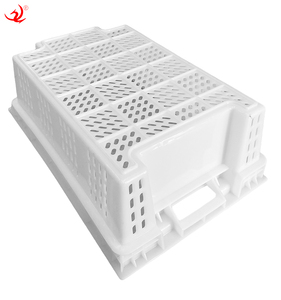 Caja de transporte de carne de grado alimenticio Caja de rotación de pescado Caja de plástico apilada y anidada con precio de fábrica - Product Image 2