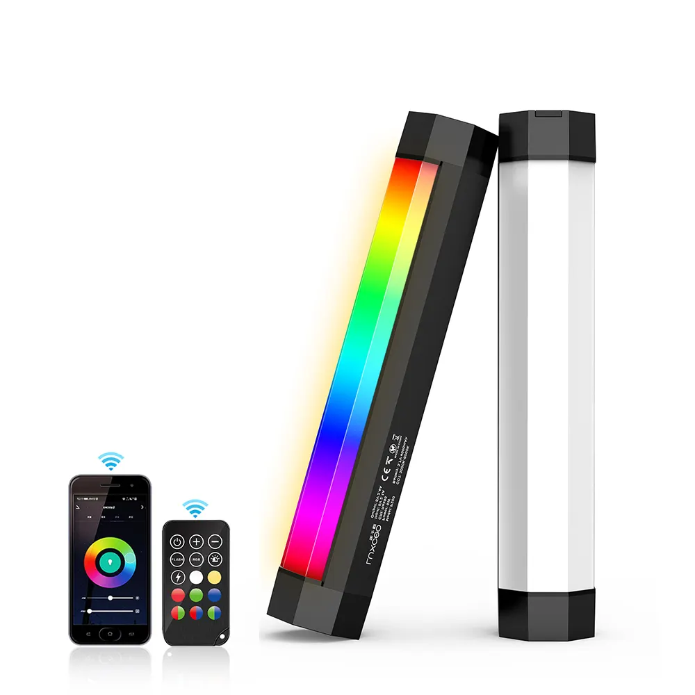 אלחוטי APP בקרת חזק מגנטי כף יד צילום RGB מלא צבע למלא אור אתה צינור ערכת RGB LED צינור וידאו אור