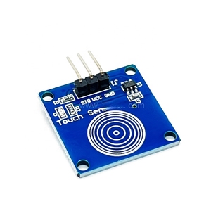TTP223タッチセンサースイッチモジュールTTP223B 1チャンネルデジタル容量式タッチセンサーDIYキット - Product Image 1