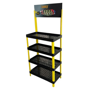 Kunden spezifisches 4-Tier-Display aus PVC/PP-Kunststoff für den Pop-Einzelhandel für Flaschen dosen boxen - Product Image 2