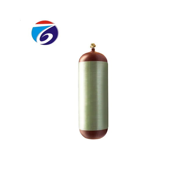 Cilindro de CNG de alta presión de fibra de carbono, tanque tipo 2 de 300bar, 150L