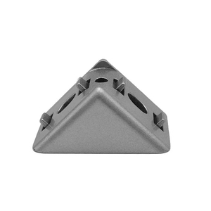Die-Cast kẽm 40*40 khe cắm 8 góc Góc chân đế với nắp đậy tam giác khung cấu trúc - Product Image 4