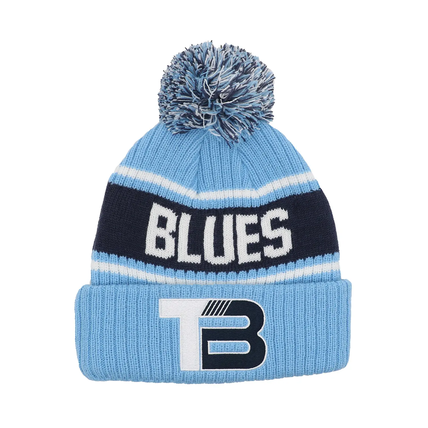 Cappelli Bobble lavorati a maglia invernali OEM berretti da calcio tradizionali Logo ricamo personalizzato cappelli invernali da calcio di alta qualità