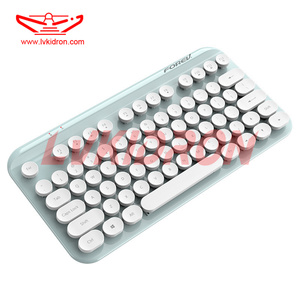 LVKI-WI8 75-key <strong>Keyboard</strong> Retro Mute Wireless <strong>Keyboard</strong> Computer Hardware &amp; Software Convenient <strong>Keypad</strong> - Product Image 6