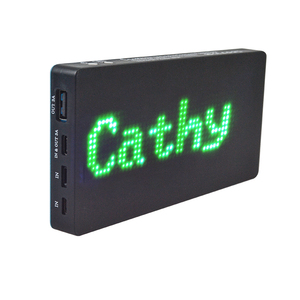 <strong>Led</strong> Display High Capacity Power Bank DIY Picture Advertising Power Banks <strong>Led</strong> Advertisement Clock Power Bank - Product Image 5