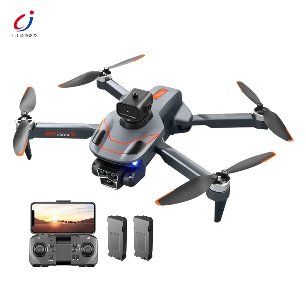 Chengji rc helicopter drone 2.4g brushless optical localization four sided obstacle avoidance dual camera drone toy for kid