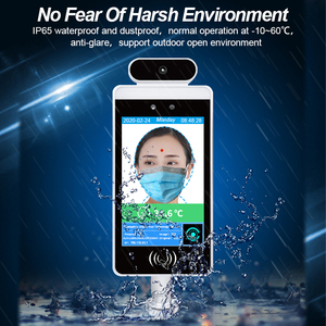 温度検出付きの正確な自動顔認識AIカメラフェイスリーダー - Product Image 6