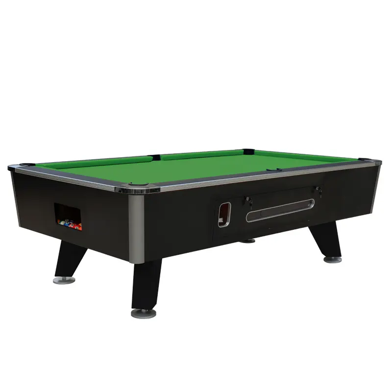 2023 factory wholesale is cheap business modern 7ft 8ft wooden slate Coin Operated Pool Table