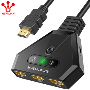 ケーブル付き高品質3x1HDM1スイッチ4K30HzフルHDHDR 103入力1出力HDM1スイッチャー3x1for Computer PCS HDTVPS5 - Product Image 2