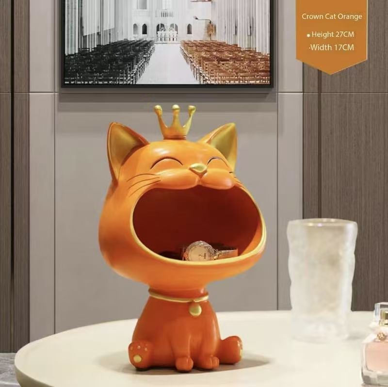 Couronne chat orange