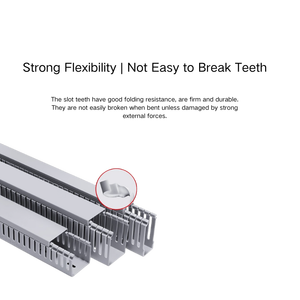 2 mét/cái PVC mở khe cắm cáp ống dẫn PXC-20 * 25 nhựa Điện rãnh hệ thống dây điện Ống dẫn cáp Trunking cáp gọn gàng kênh Cáp - Product Image 5