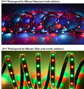 Tira de luz LED programable de 24V DMX512 WS2815 Smd 5050 60leds/M controlador DMX Digital Rgb tira de luz LED IP20/65/67/68 - Product Image 6