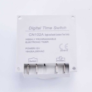 CN102AプログラマブルLCDデジタルディスプレイタイマースイッチカウントダウンサイクルタイマー、カウントダウン秒タイマーリレースイッチ