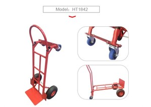 2多機能1 200 Kgローディング3.50-4空気圧エアホイールプラットフォームハンドトラックハンドトロリードリー - Product Image 2