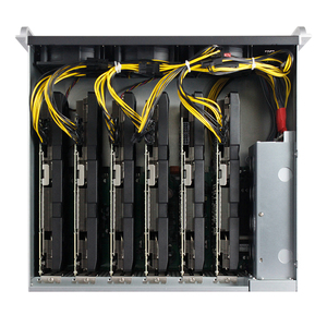 <strong>Computer</strong> 4U <strong>Server</strong> case 6 GPU Barebone <strong>System</strong> with B85 Motherboard Wallet Frame with 1840 CPU Chassis - Product Image 4