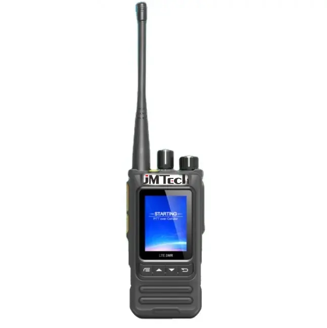 Jmtech T900 chế độ kép 4 gam wifi internet IP đài phát thanh cộng với DMR kỹ thuật số UHF đài phát thanh Android 8.10 với GPS chức năng wifi hỗ trợ zello