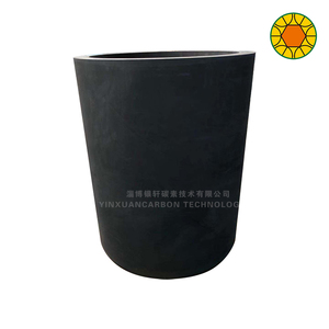 用于金属铜熔炼连铸的各种尺寸立式石墨坩埚 - Product Image 1